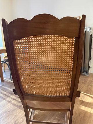 Sillón Balancín Antiguo Madera