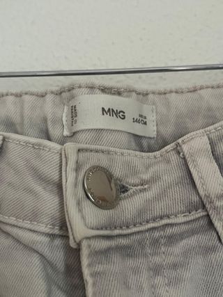 Tejanos Mango grises acampanados talla 11 (164 cm)