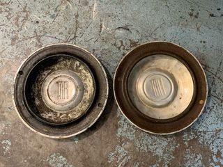 Coppia copri ruota Fiat alluminio