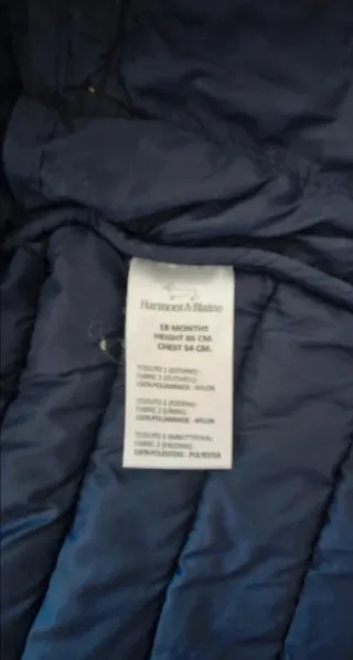 Chaqueta bebé Harmon&Blaine amarilla