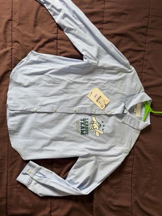 Camisa Cinnamoroll Azul Rayas