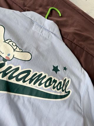 Camisa Cinnamoroll Azul Rayas