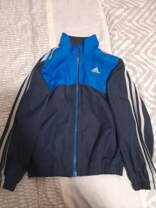 Chaqueta Adidas Niño Talla 5 Azul
