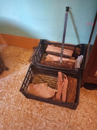 Estufa antigua de leña