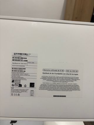 MacBook Air M2 13,6 8GB RAM 256GB SSD Grigio