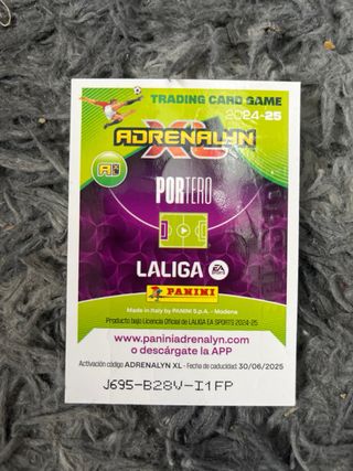 Carta Futbol Panini Card Blindada