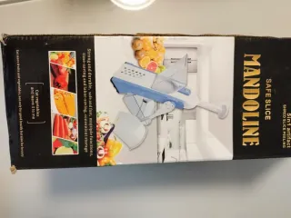 Mandolina Cocina Verde y Blanca