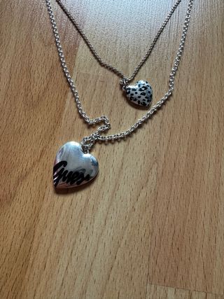 Colgante Guess Doble Corazón