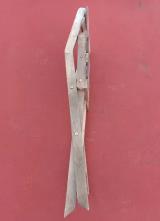 Silla plegable de madera