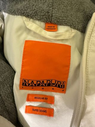 Chaqueta Napapijri Rainforest Blanca Talla XS