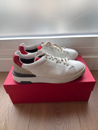 Zapatillas Carolina Herrera Blancas y Rojas