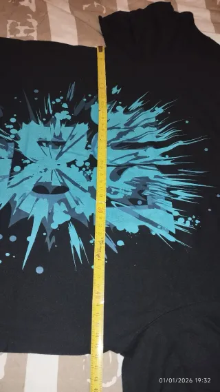 Camiseta Nike Negra Talla S Estampada