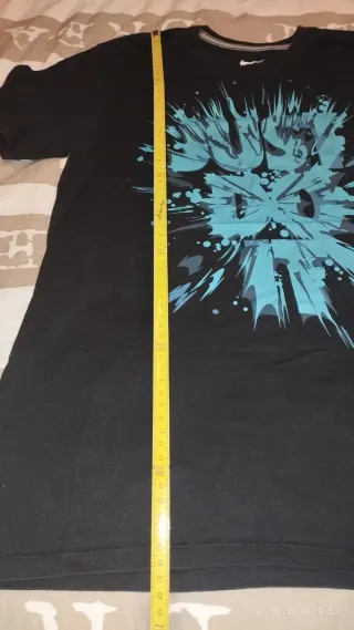 Camiseta Nike Negra Talla S Estampada