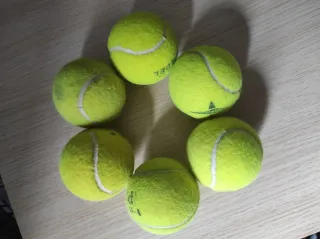 6 Pelotas de Pádel y Tenis