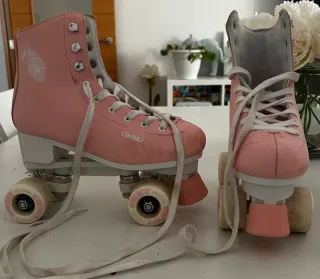 Patines Oxelo rosas talla 38