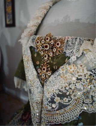 Traje de Fallera verde Siglo