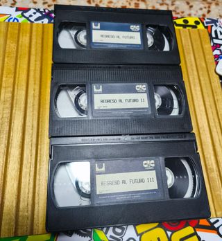 VHS Regreso al Futuro Triologia
