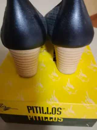 Zapatos salón Pitillos azules