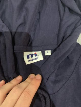 Sudadera fina Mistral azul multicolor