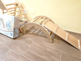 Gim Montessori Madera Escalada Arco y Triangulo