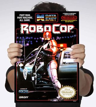 Póster Lámina Robocop Nintendo NES