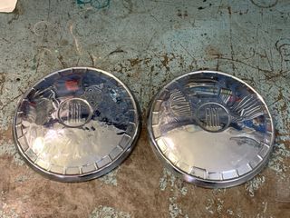 Coppia copri ruota Fiat d'epoca