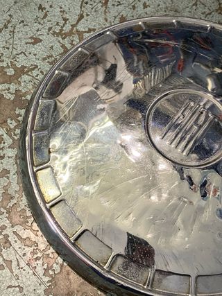 Coppia copri ruota Fiat d'epoca