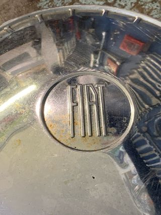 Coppia copri ruota Fiat d'epoca