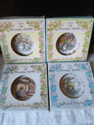 Set 4 Piatti Brambly hedge Royal Doulton
