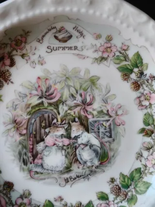 Set 4 Piatti Brambly hedge Royal Doulton
