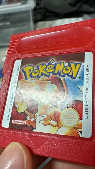 Pokemon Rojo ORIGINAL GameBoy