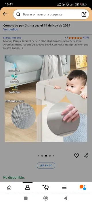 Parque infantil 150x150 juego seguro