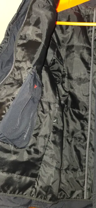 Chaqueta de moto negra