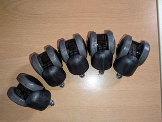 Ruedas para silla de oficina (5 unidades)