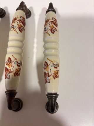 25 Tiradores porcelana vintage cajones cocina