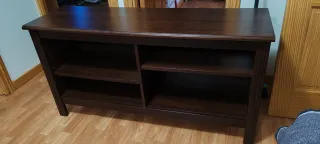 Mesa TV Madera Marrón 120x38x63 cm