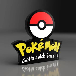 Luminária LED Pokémon Bola