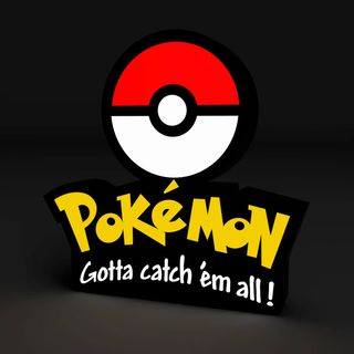 Luminária LED Pokémon Bola