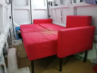 Sofá adaptable para camper o furgoneta
