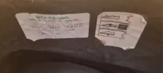 Botas de ante azul marino T43