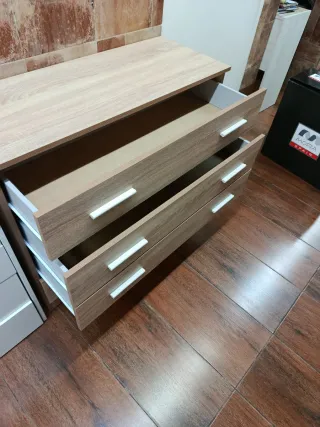 Cómoda 4 cajones madera
