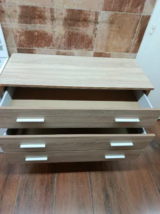 Cómoda 4 cajones madera