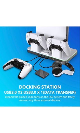 Estación Carga PS5 Pro/Slim G-STORY