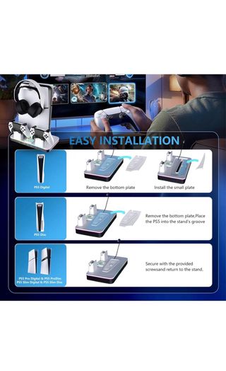 Estación Carga PS5 Pro/Slim G-STORY
