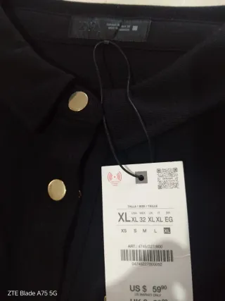 Vestido entallado crepé Zara