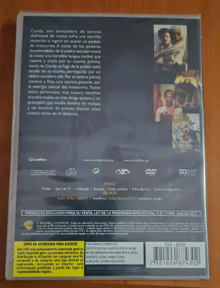 DVD, película terror: La Lengua Asesina.