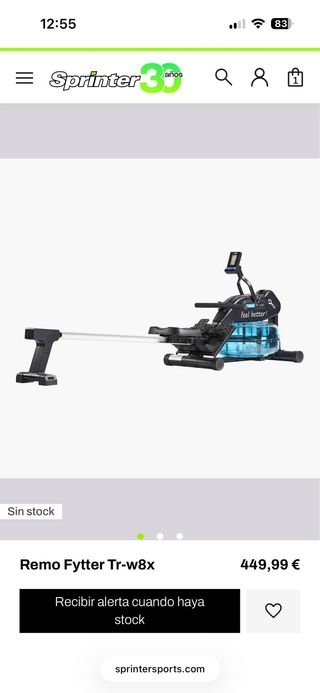 Banco de remo casi nuevo.