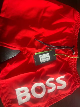 Bañador Hugo Boss Rojo Talla M
