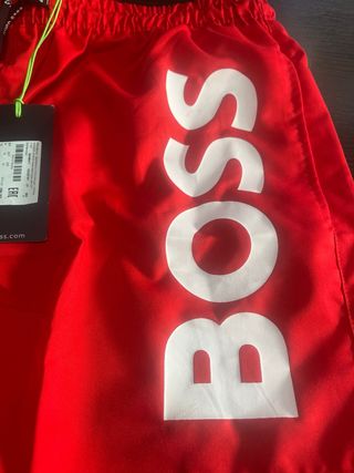 Bañador Hugo Boss Rojo Talla M