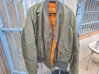 Cazadora Alpha Industries Verde Naranja